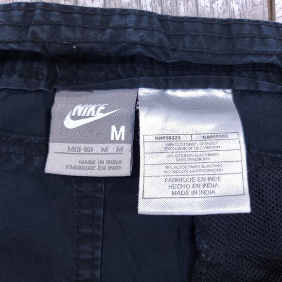 Nike Sportswear Shorts Mens Medium Black Y2K Lightweight Baggy Streetwear - Picture 6 of 7
